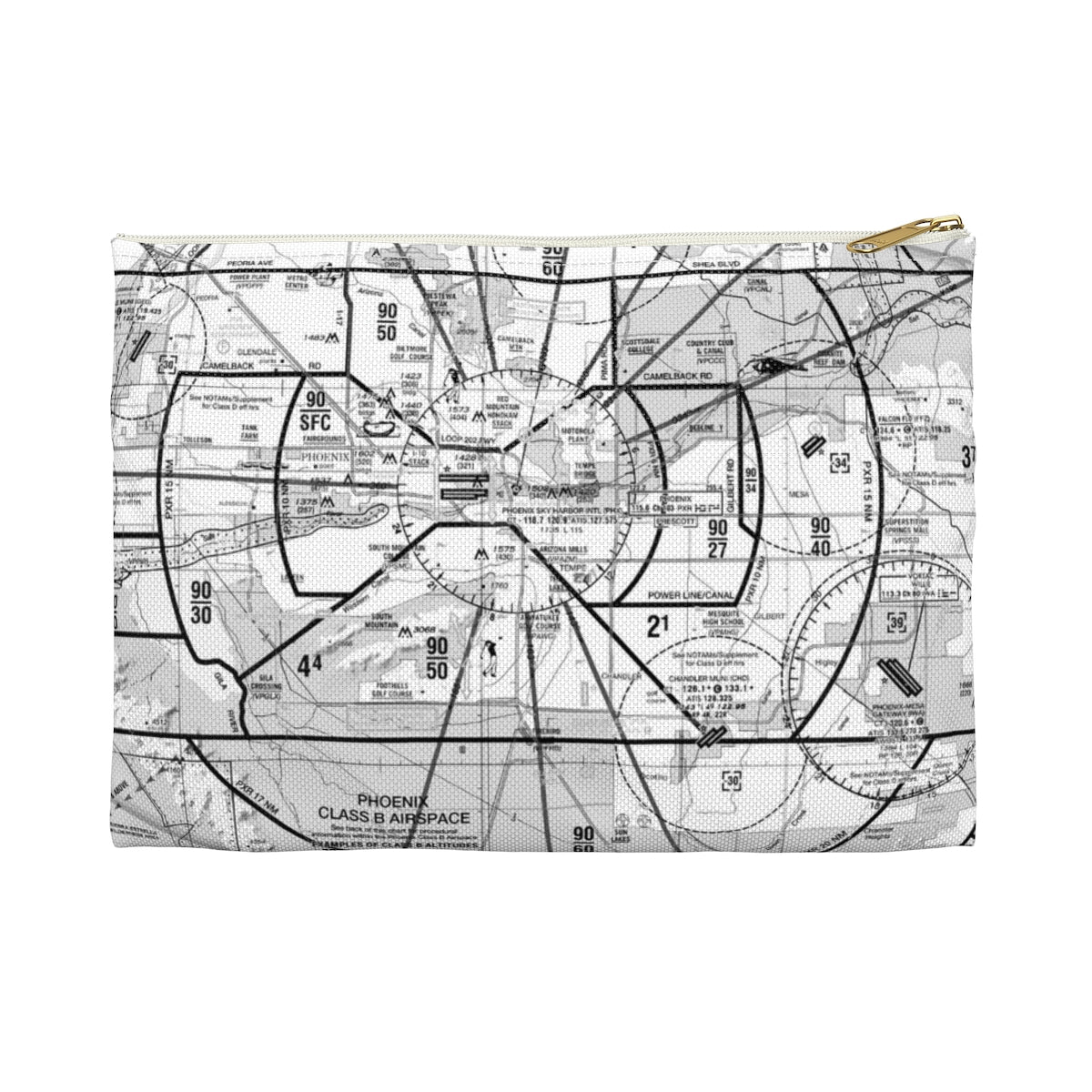 Phoenix TAC Chart Accessory Pouch (b&w)
