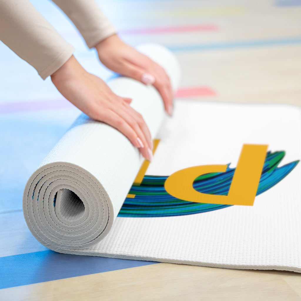 Pilot yoga mat (yellow/blue)