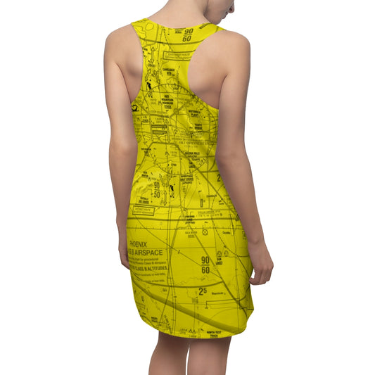 Phoenix TAC Chart racerback dress (yellow)