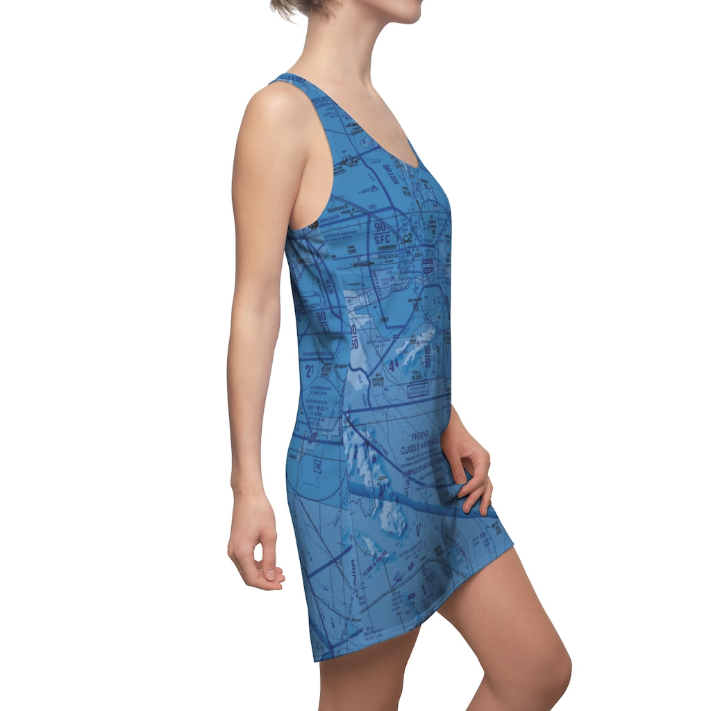 Phoenix TAC Chart - racerback dress (blue)