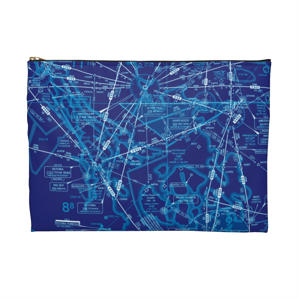 Enroute Low Altitude Chart Accessory Pouch (ELUS1 / blue)
