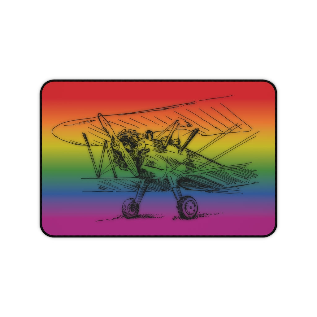 Rainbow Aero 4 desk mat