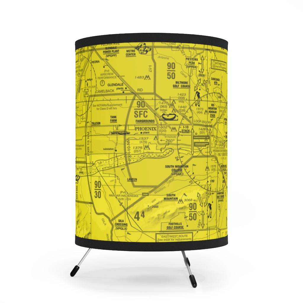 Phoenix TAC Chart (yellow) - Tripod Lamp
