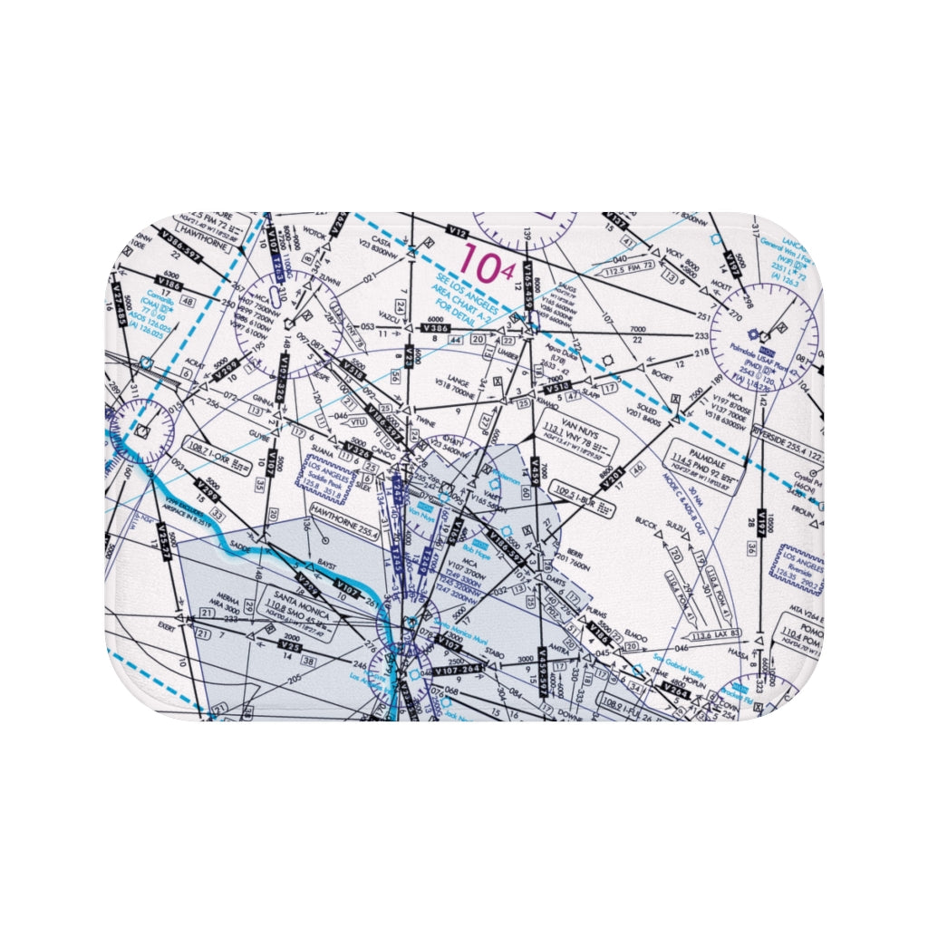 Enroute Low Altitude bath mat (white)