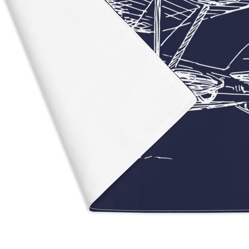 Kitchen placemat - Aero 2 (blue)