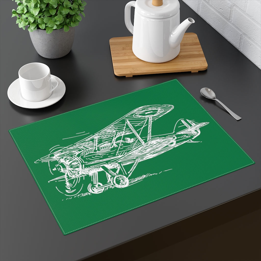 Kitchen placemat - Aero 2 (green)