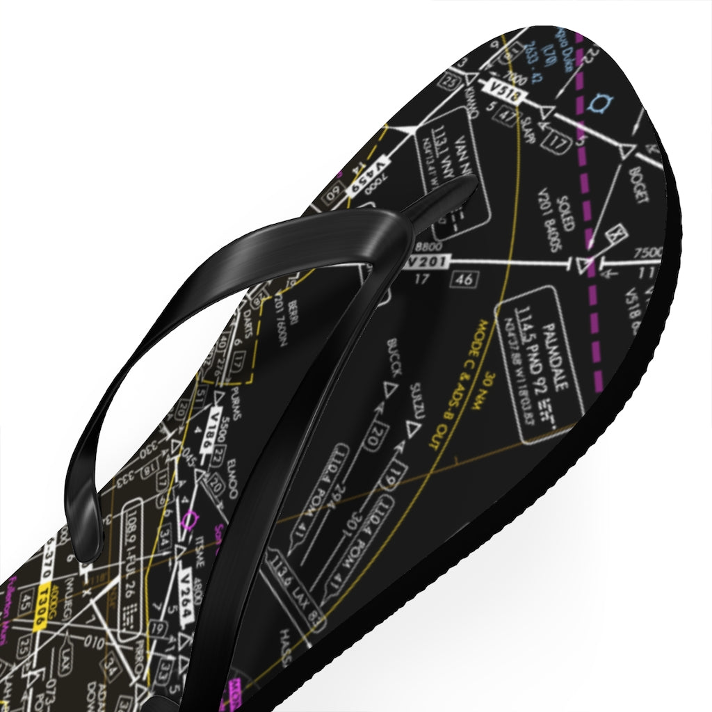 Aeronautical Chart Flip-Flops (ELUS3/invert)
