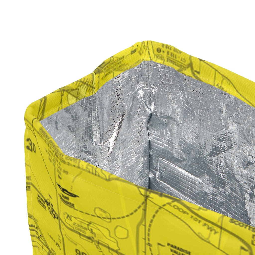 Phoenix TAC Chart polyester lunch bag (yellow)