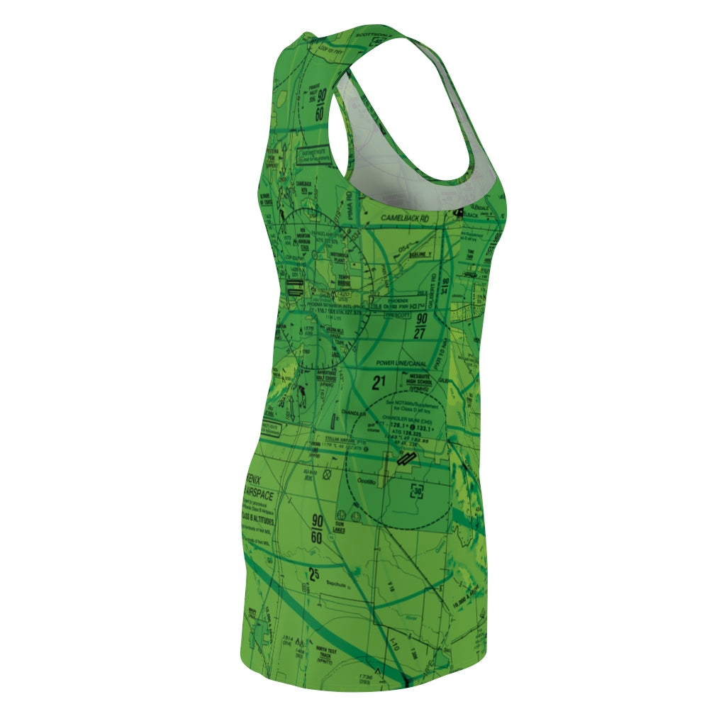 Phoenix TAC Chart - racerback dress (green)