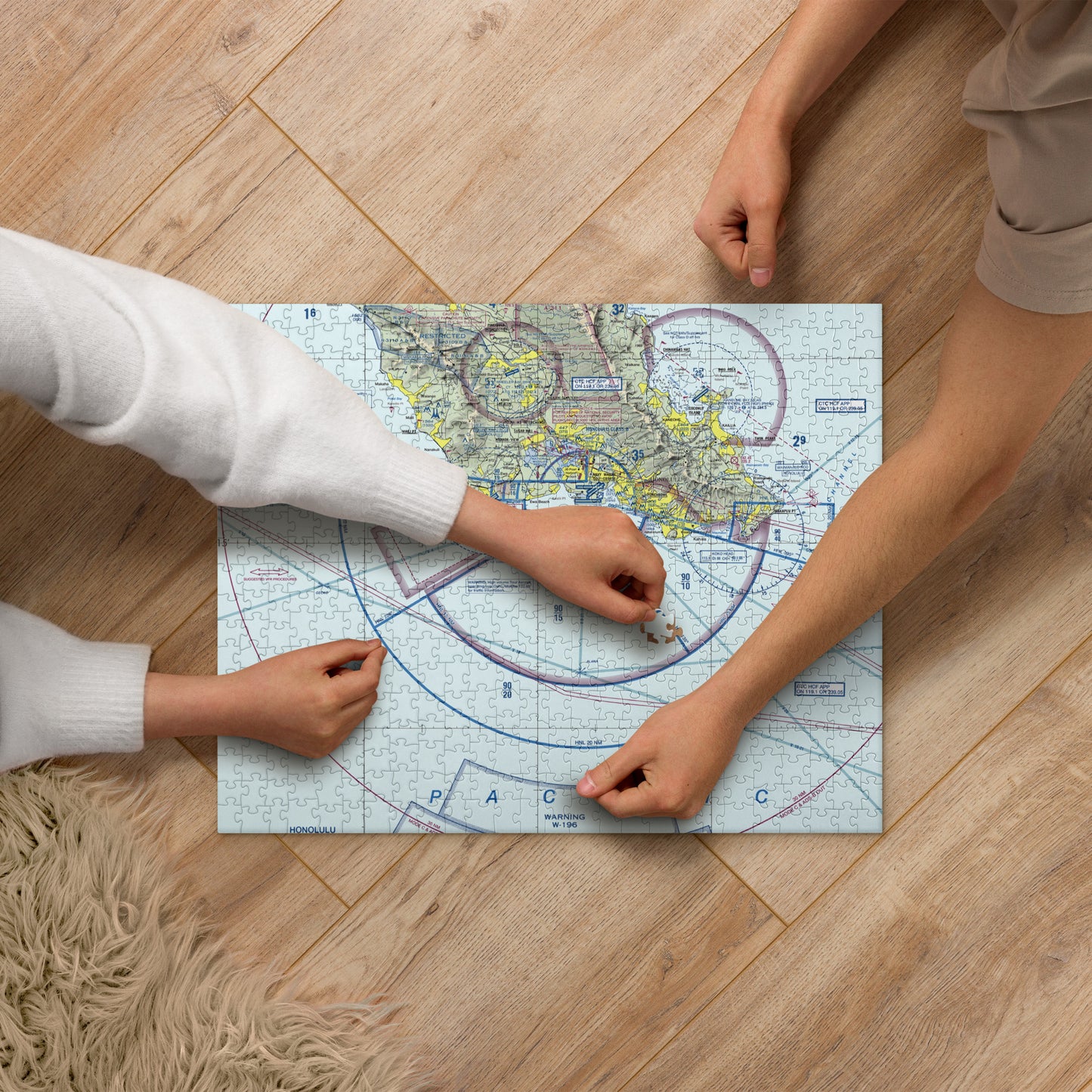 Honolulu Sectional Chart jigsaw puzzle