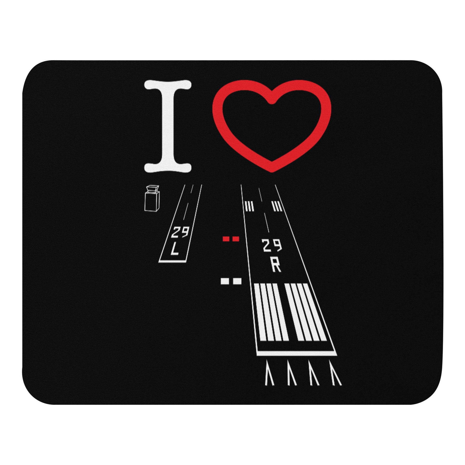 Torrance Airport Runways 29L / 29R - mouse pad