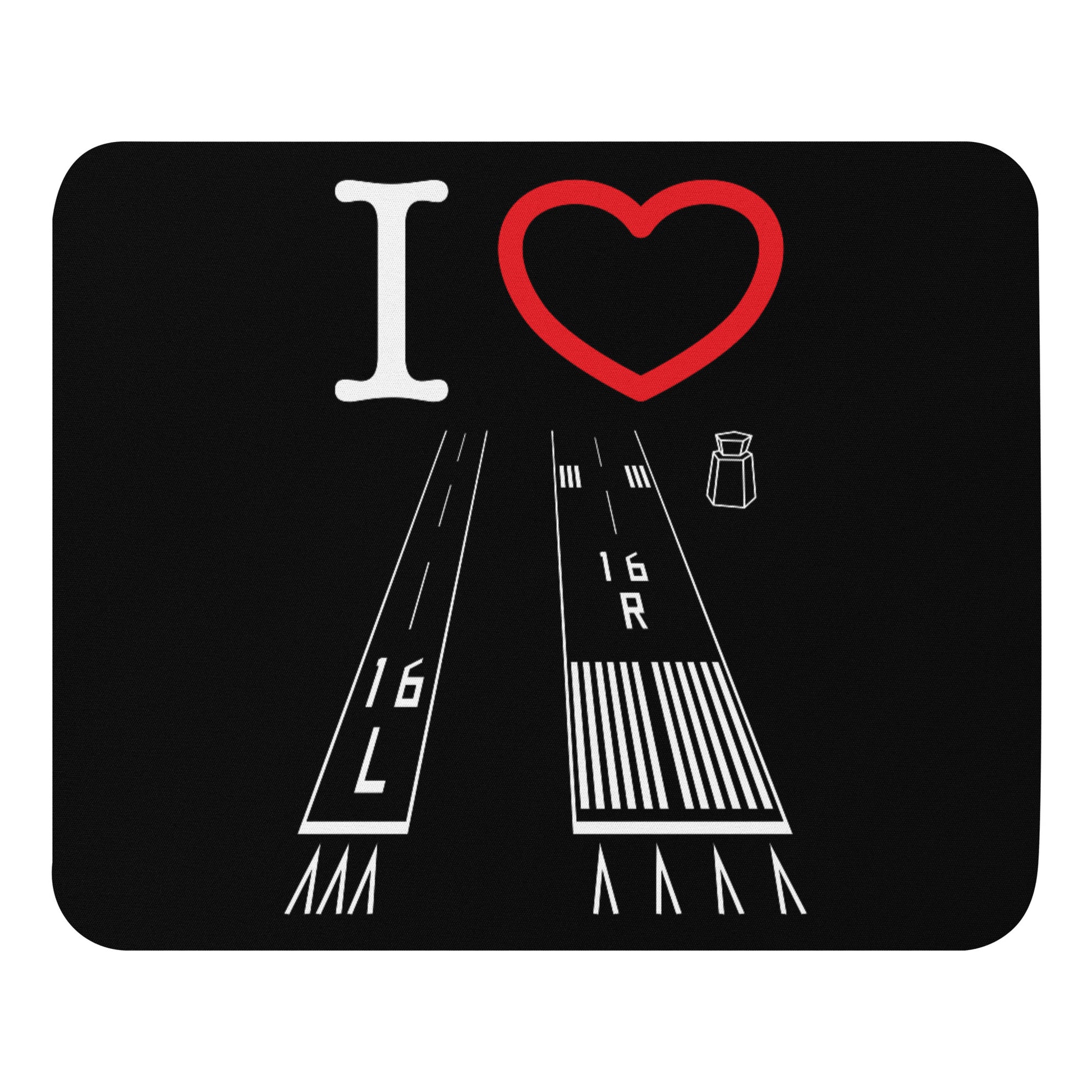 Van Nuys Airport Runways 16L / 16R - mouse pad