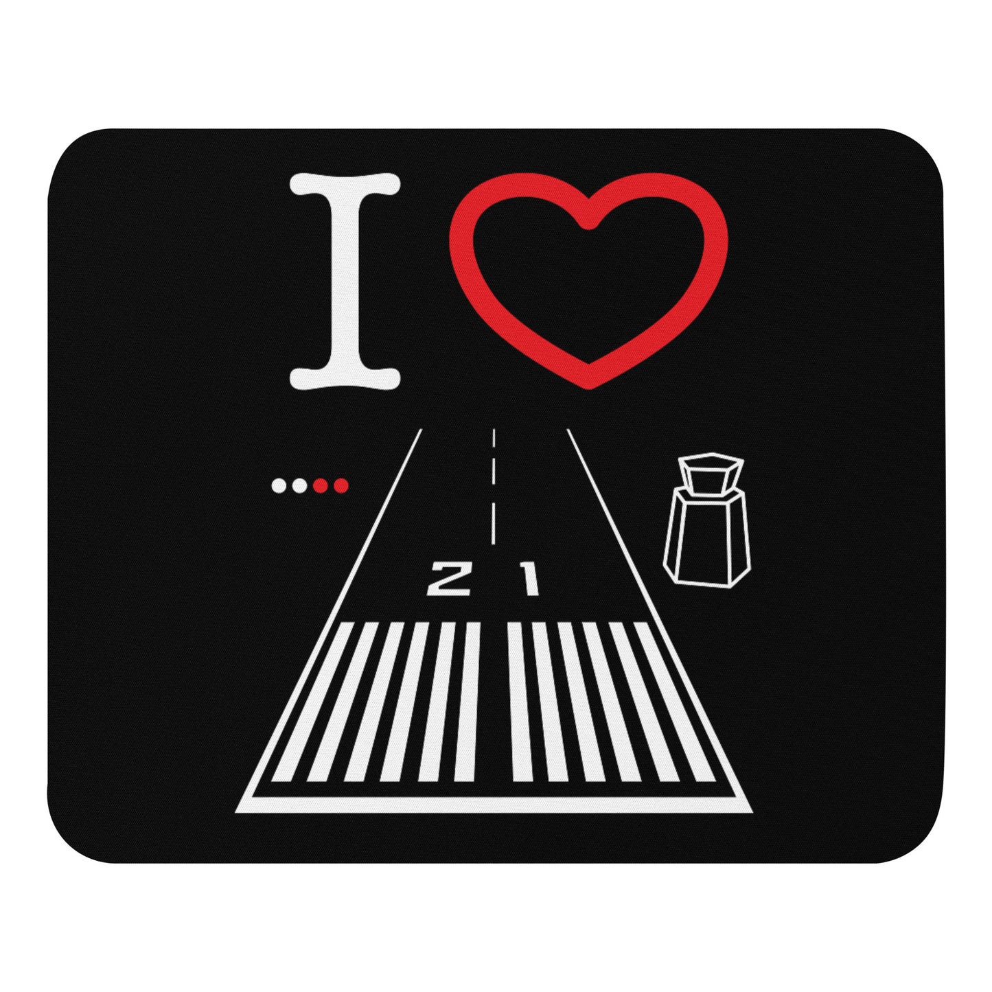Santa Monica Airport Runway 21 - mouse pad