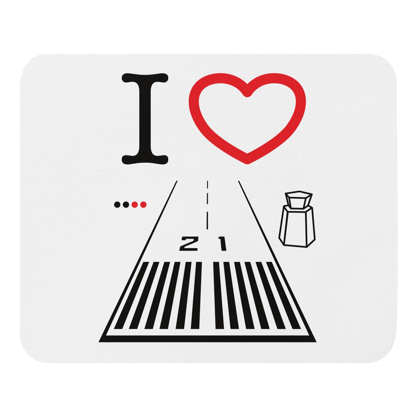 Santa Monica Airport Runway 21 - Mouse pad