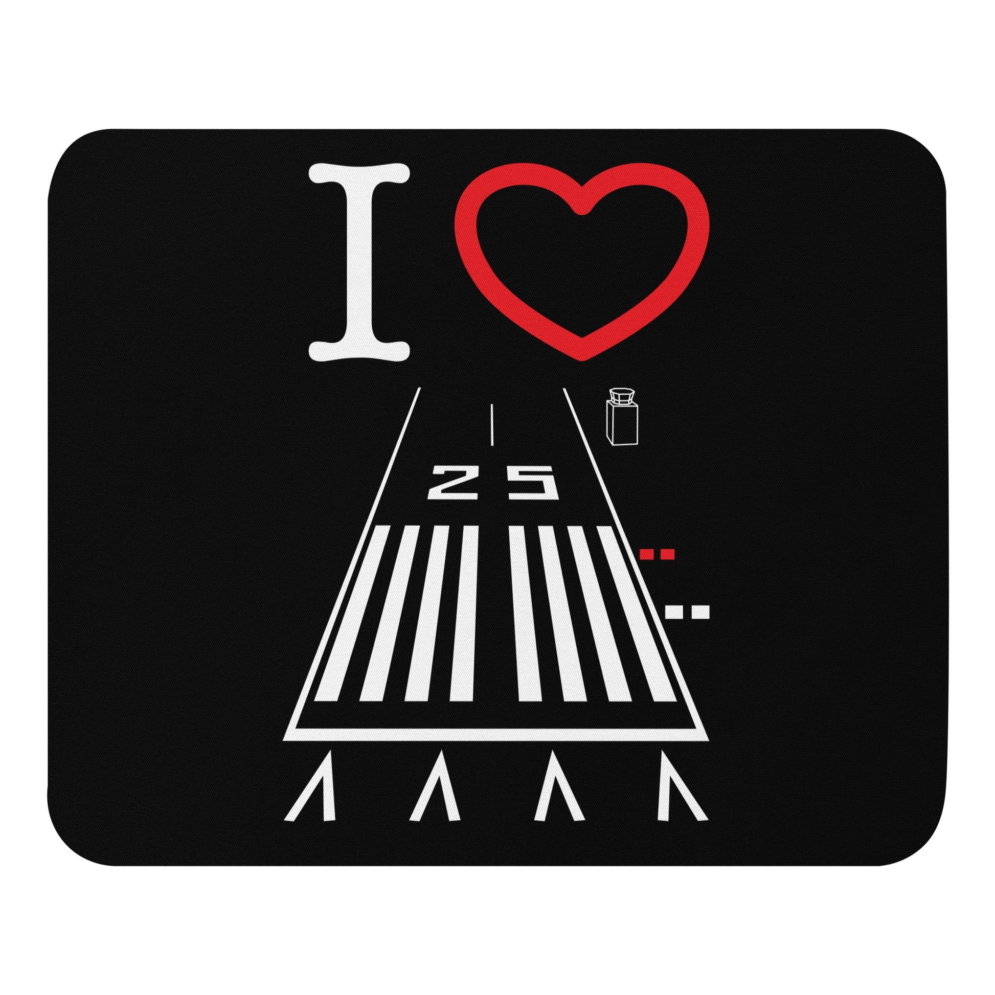 Hawthorne Airport Runway 25 - mouse pad