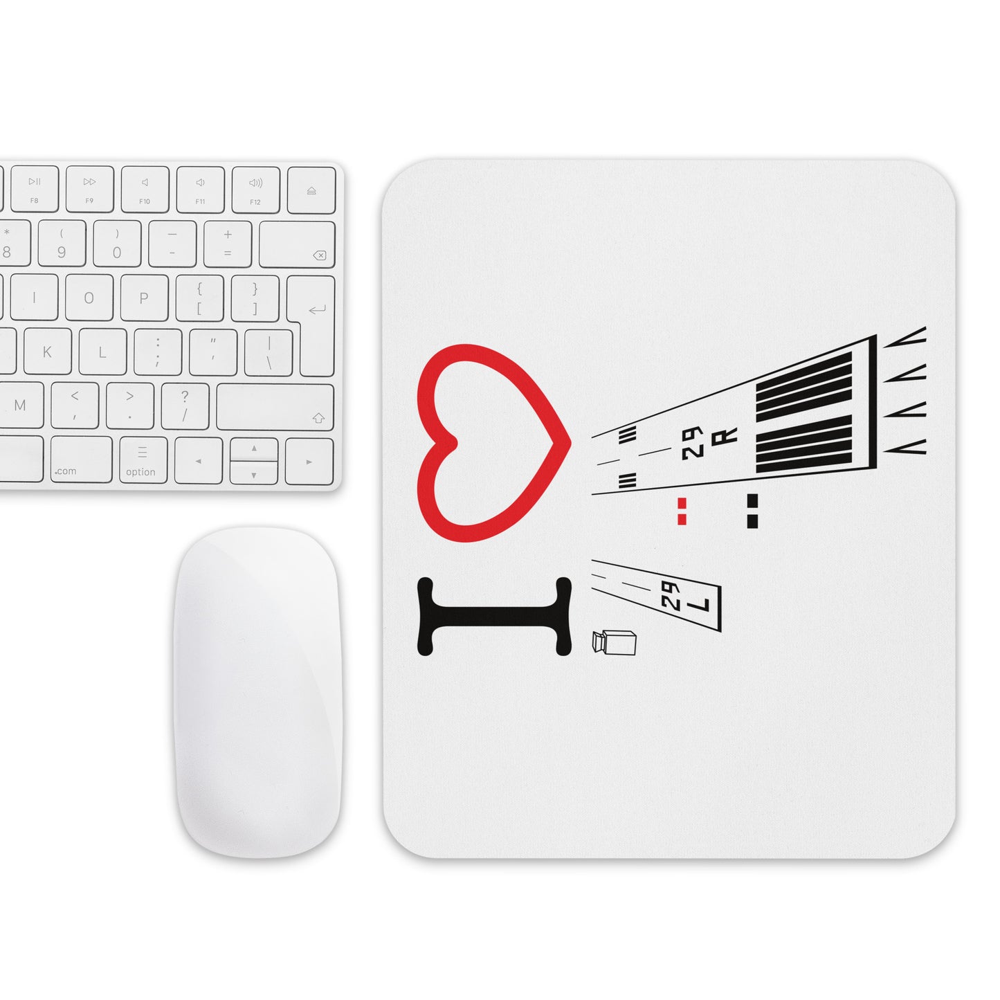 Torrance Airport Runways 29L / 29R - mouse pad