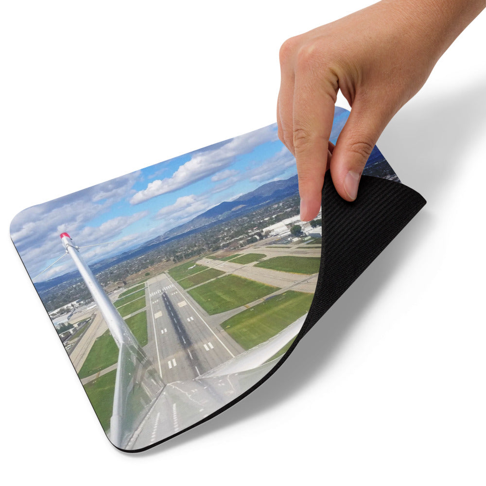 Departing Van Nuys Airport mouse pad