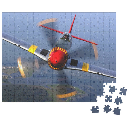 Aviation themed jigsaw puzzle (P51 Mustang)
