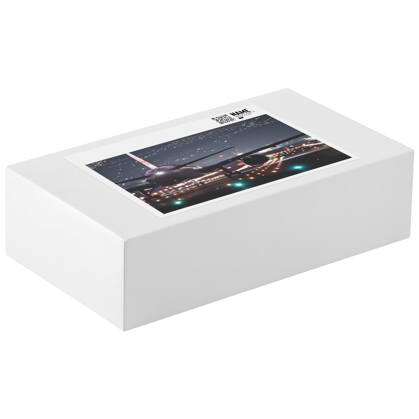 Aviation themed jigsaw puzzle (night)