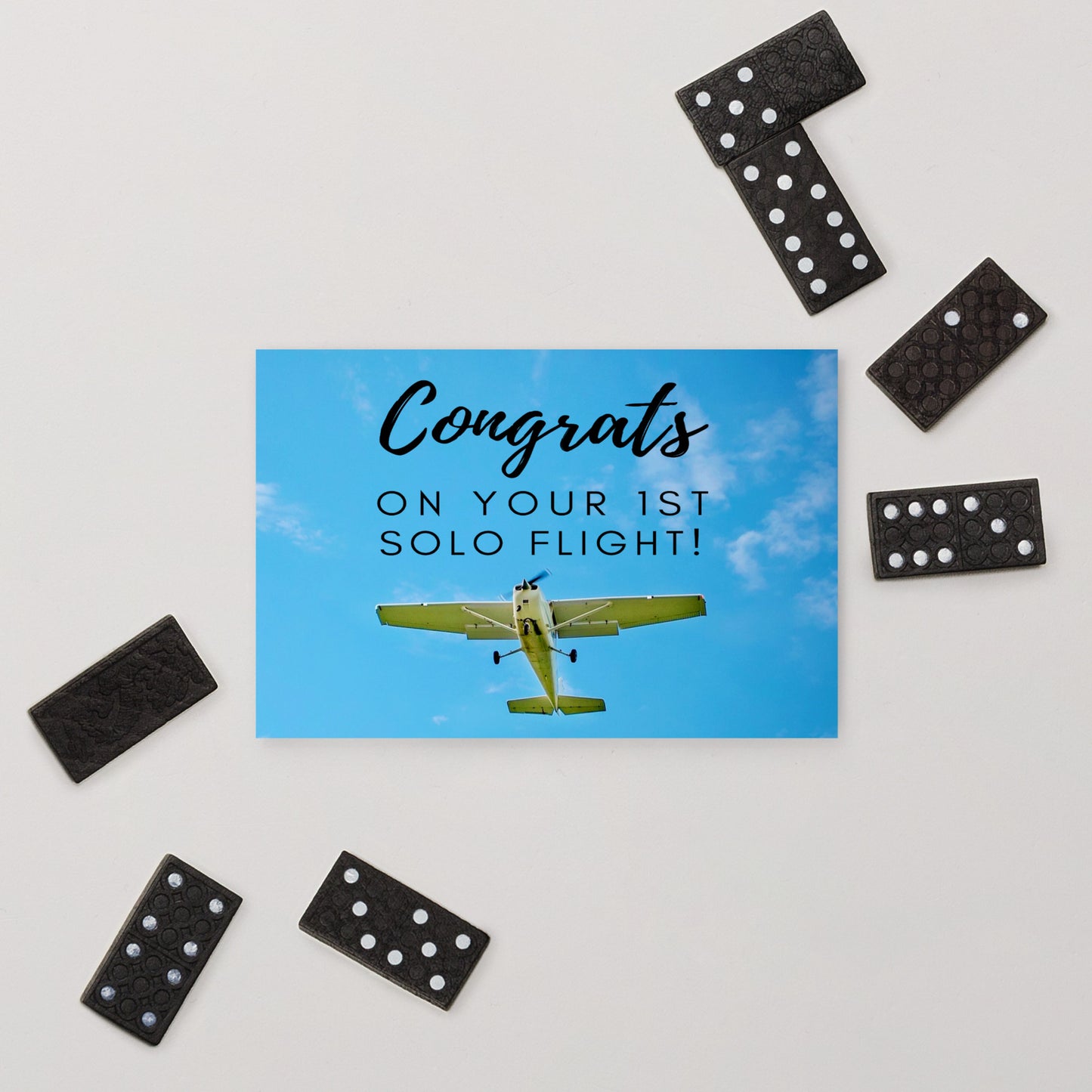 Congrats on your 1st Solo Flight! - postcard (Cessna)