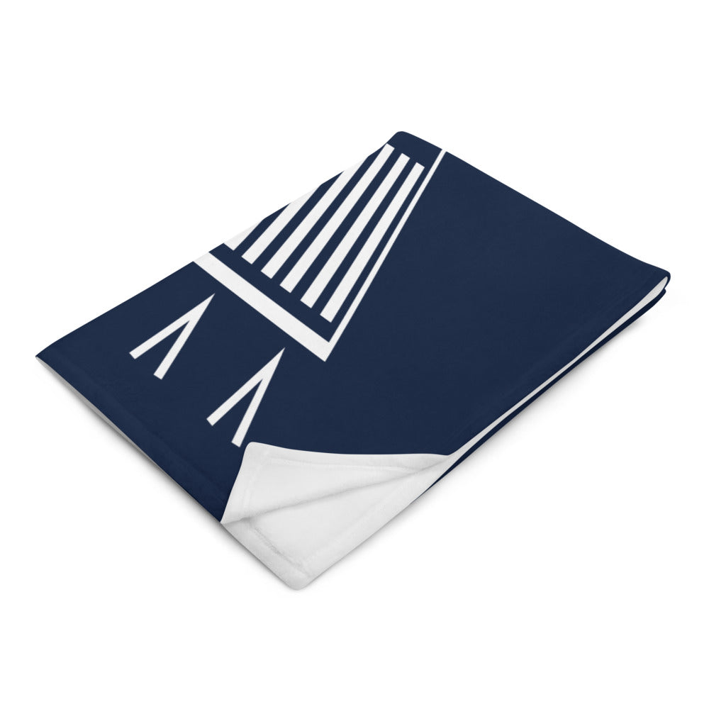 Van Nuys Airport Runways 16L / 16R - Throw Blanket