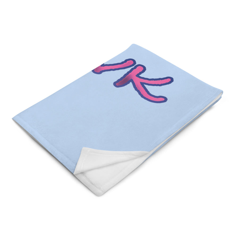 My Spirit Animal Skyhawk light blue throw blanket