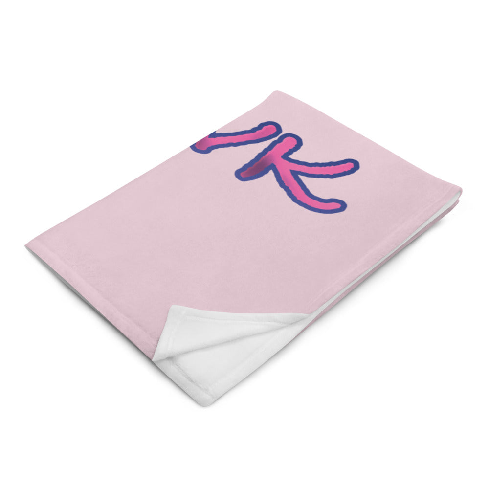 My Spirit Animal Skyhawk light pink throw blanket