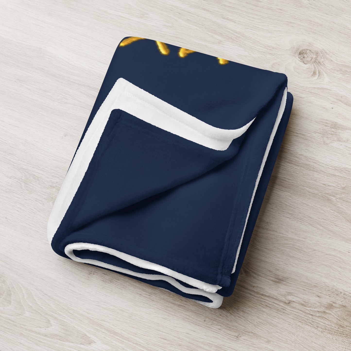 My Spirit Animal is a Skyhawk navy throw blanket