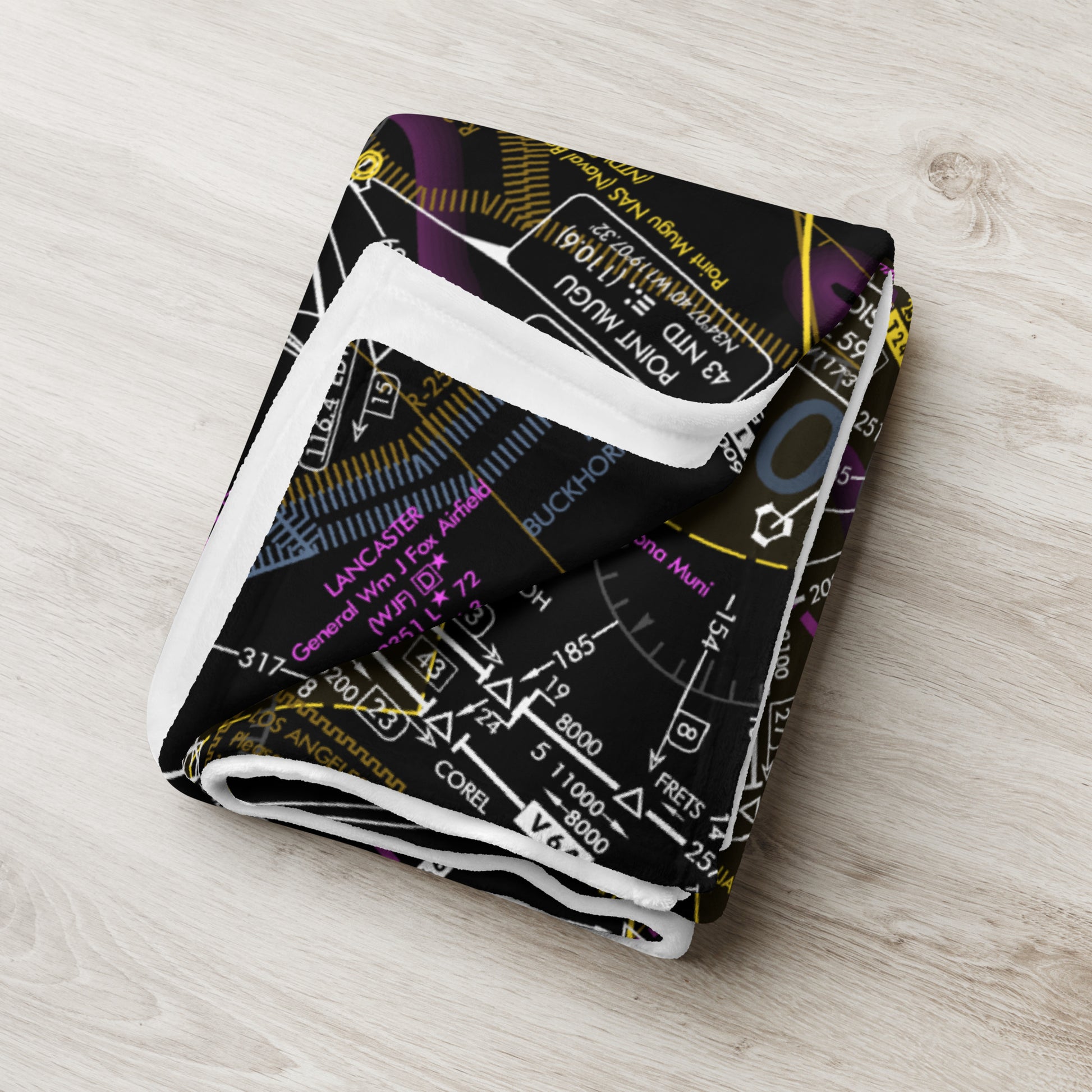 Enroute Low Altitude (ELUS3) Chart  throw blanket (invert 2)