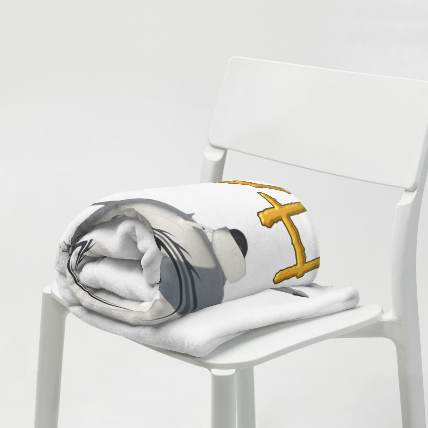 My Spirit Animal is a Skyhawk white throw blanket