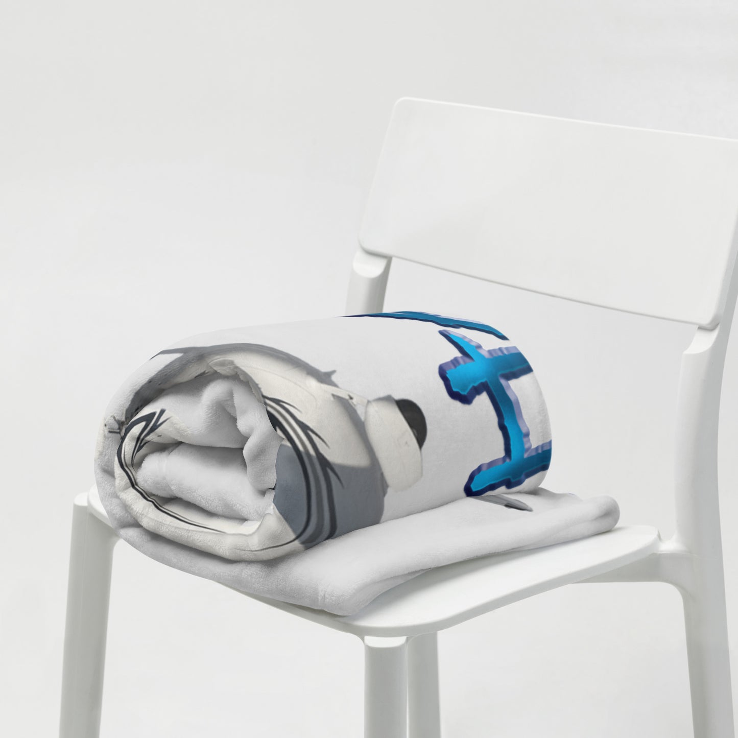 My Spirit Animal is a Skyhawk - Throw Blanket