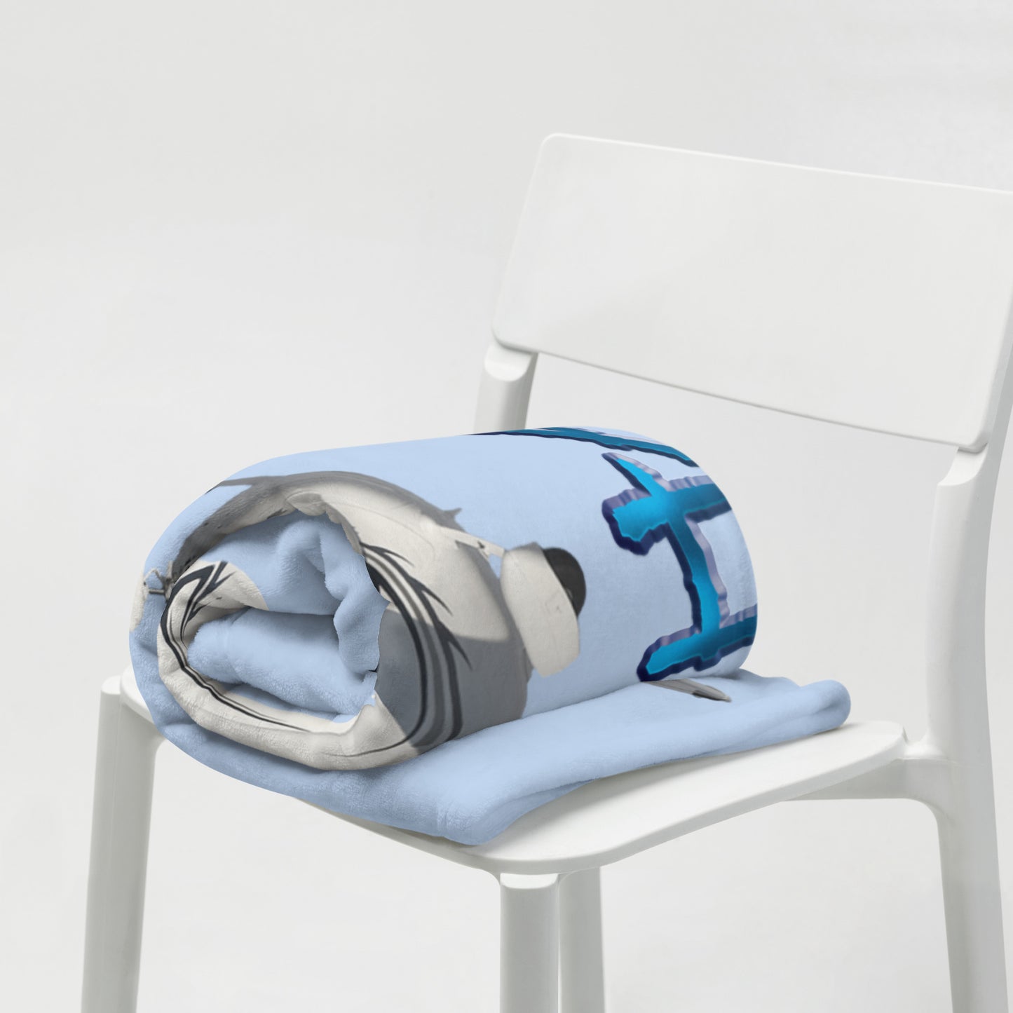 My Spirit Animal is a Skyhawk - Throw Blanket