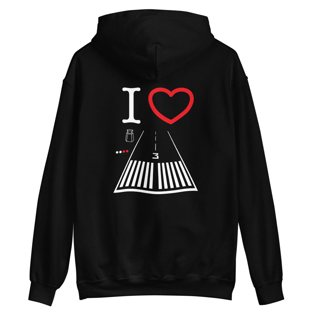 Santa Monica Airport Runway 21 / 3 - unisex hoodie