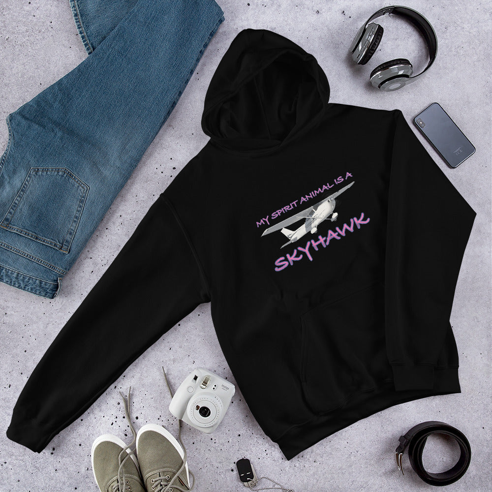 My Spirit Animal is a Skyhawk - unisex hoodie
