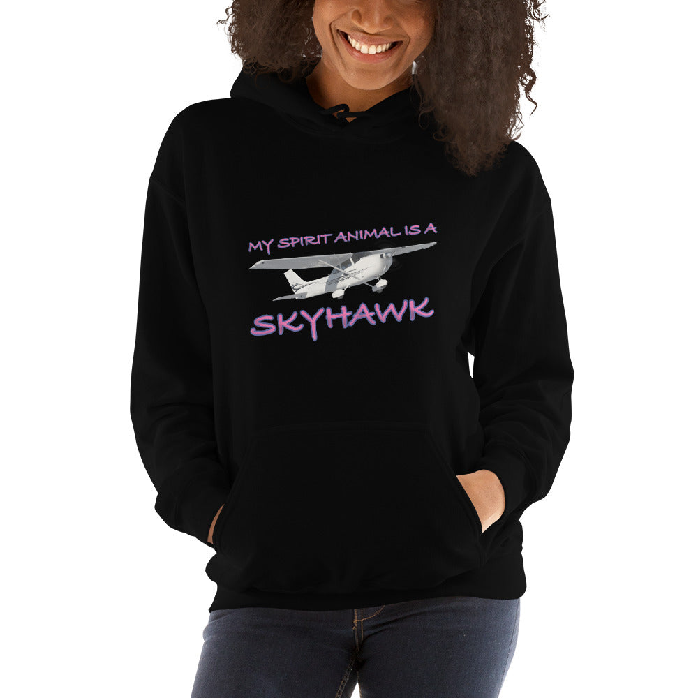 My Spirit Animal is a Skyhawk - unisex hoodie