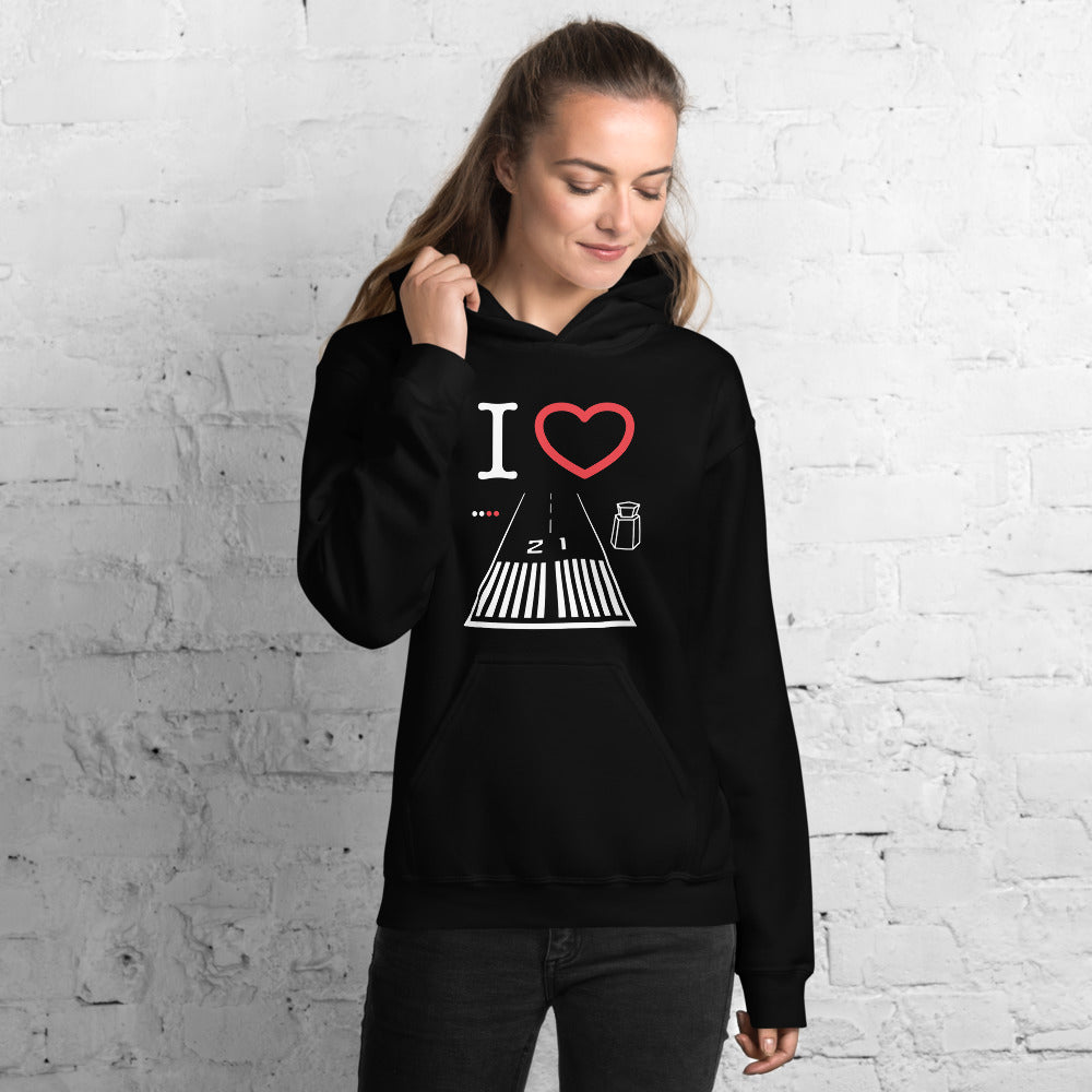 Santa Monica Airport Runway 21 / 3 - unisex hoodie