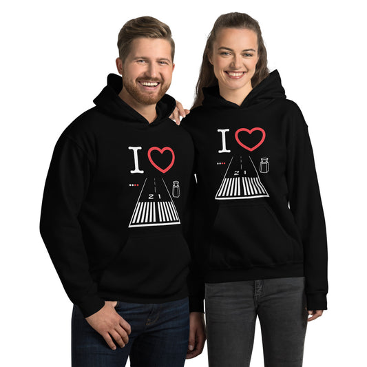 Santa Monica Airport Runway 21 / 3 - unisex hoodie