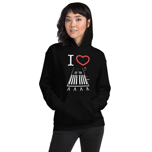 Hawthorne Airport Runway 25 / 7 - unisex hoodie
