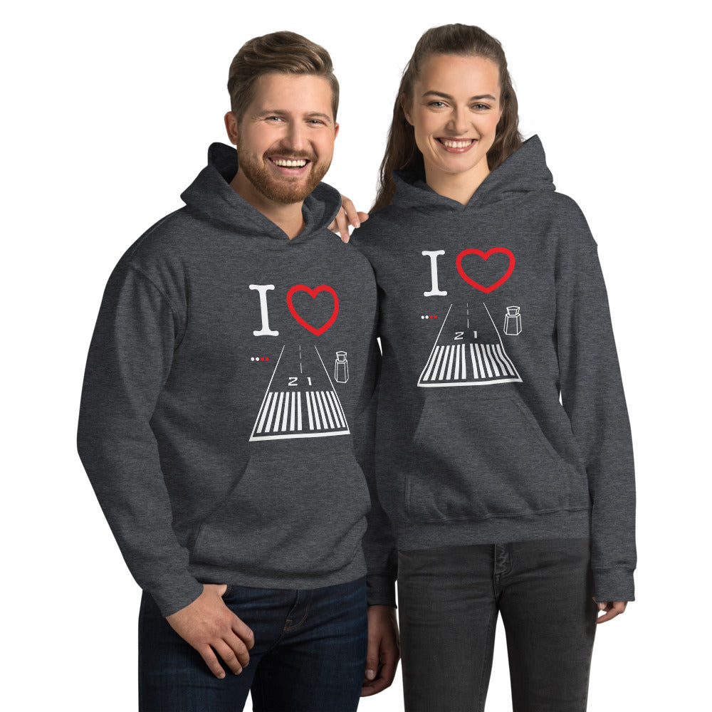 Santa Monica Airport Runway 21 / 3 - unisex hoodie