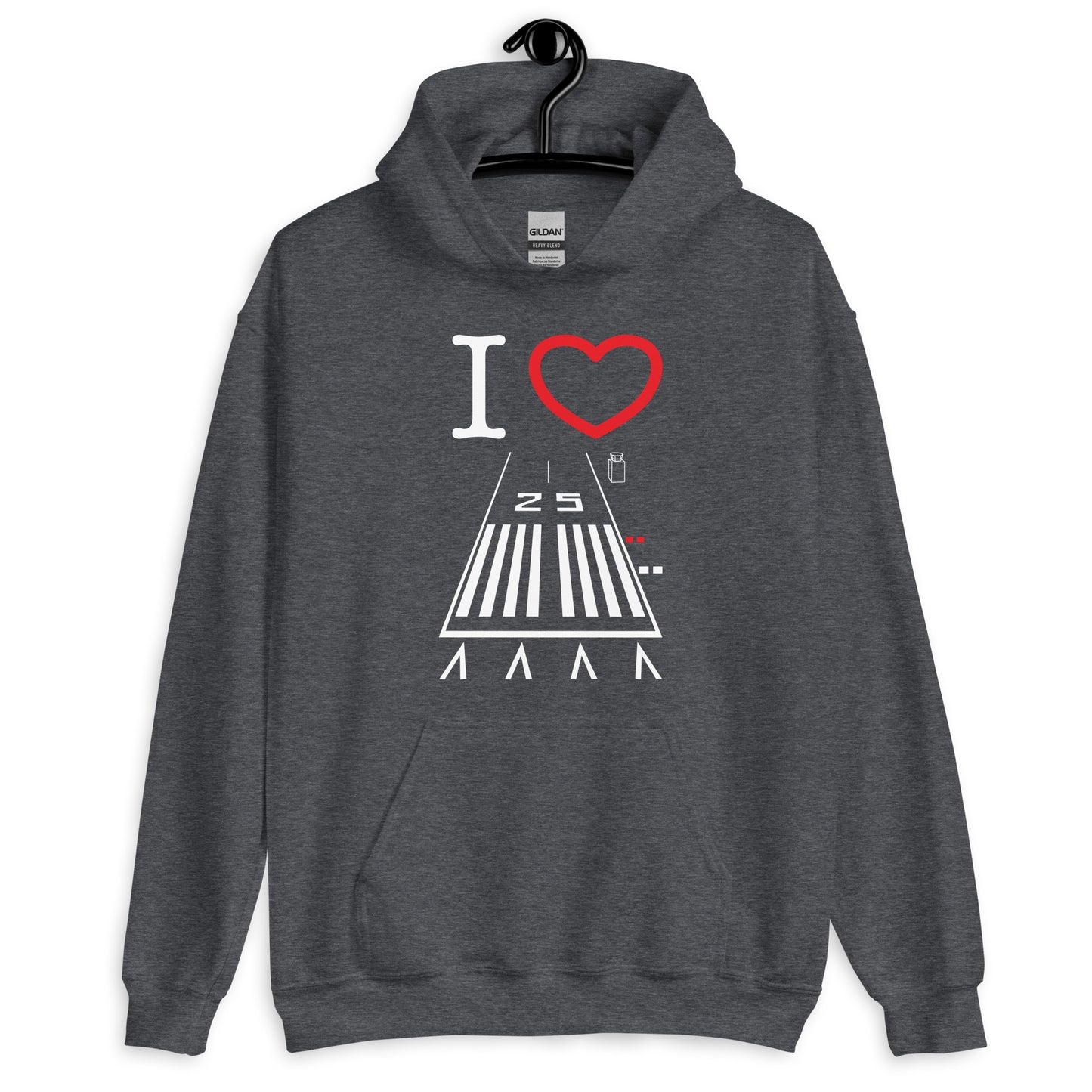 Hawthorne Airport Runway 25 / 7 - unisex hoodie