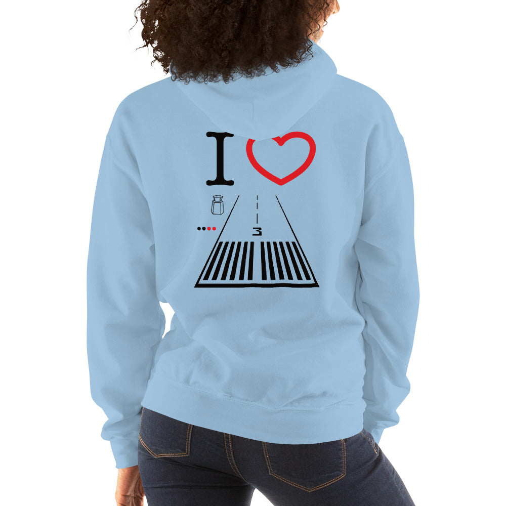 Santa Monica Airport Runway 21 / Runway 3 - unisex hoodie