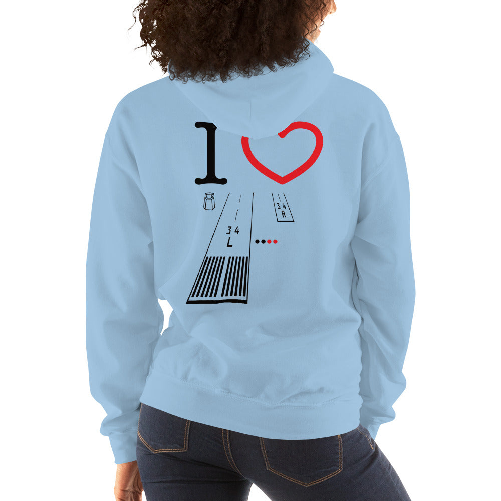 Van Nuys Airport Runways 16L - 16R / 34L - 34R - unisex hoodie