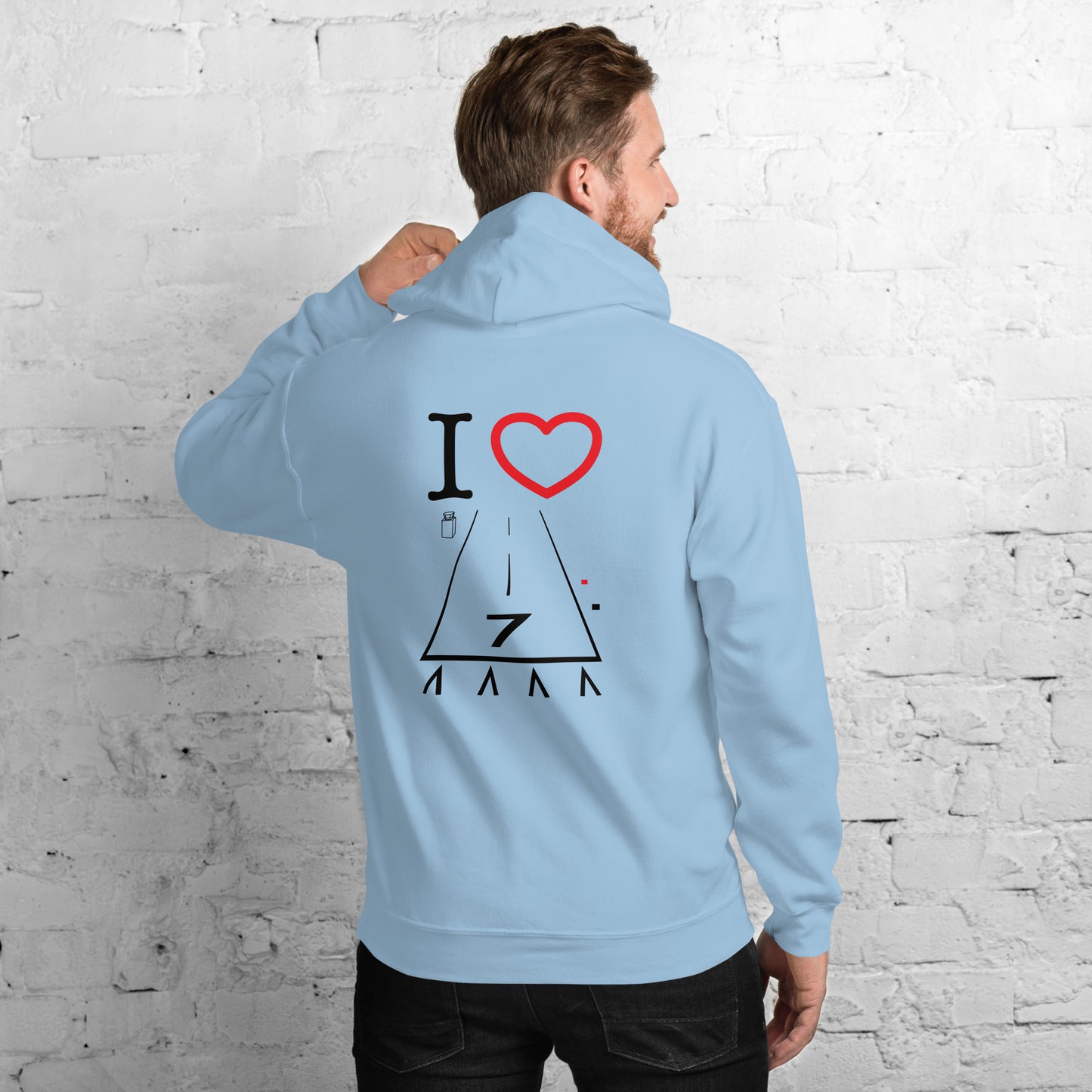 Hawthorne Airport Runway 25 / 7 - unisex hoodie