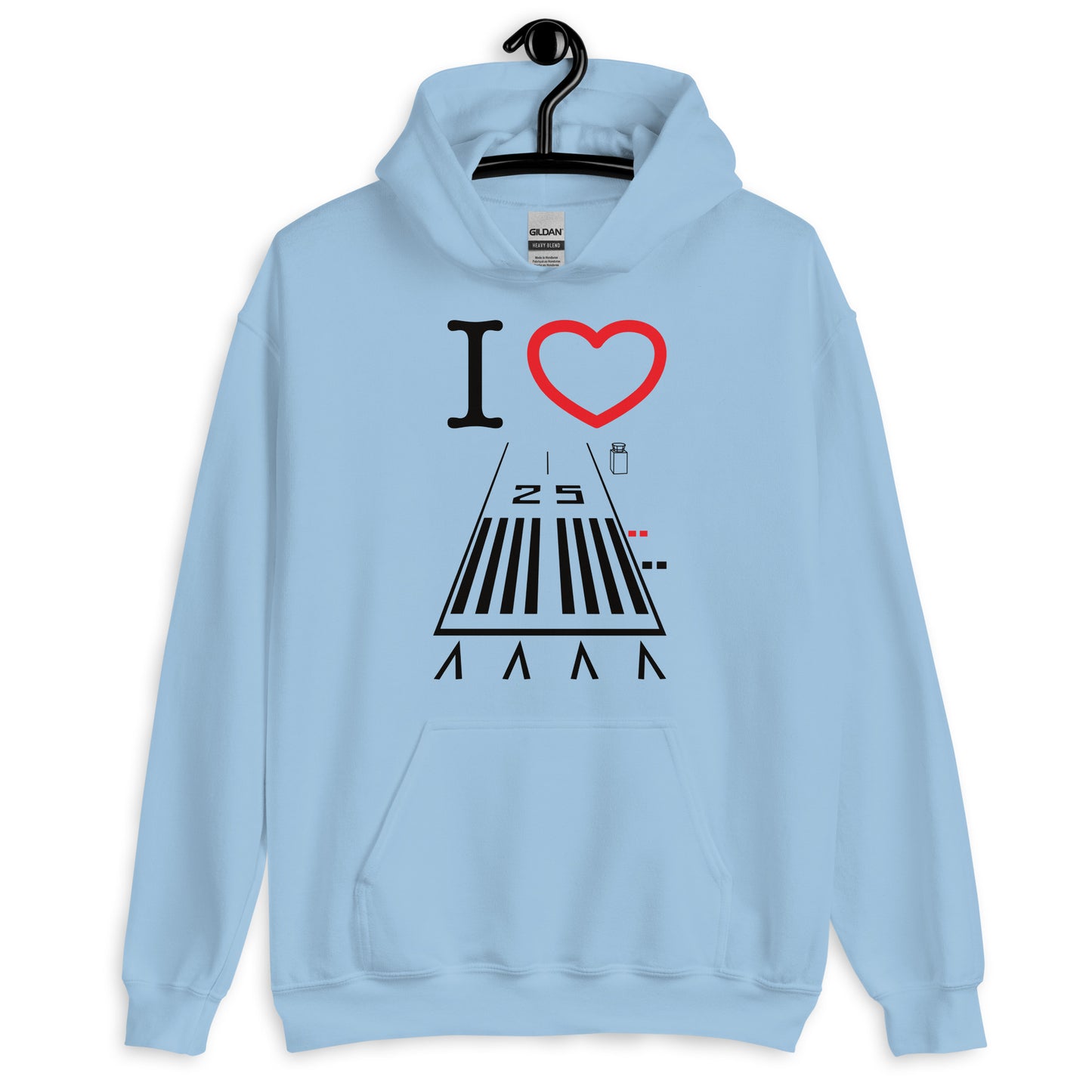 Hawthorne Airport Runway 25 / 7 - unisex hoodie