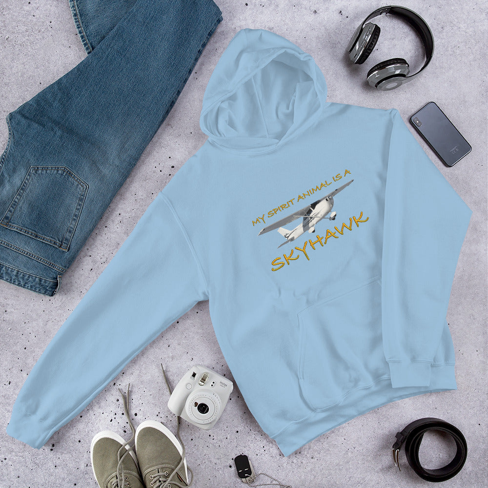 My Spirit Animal is a Skyhawk - unisex hoodie