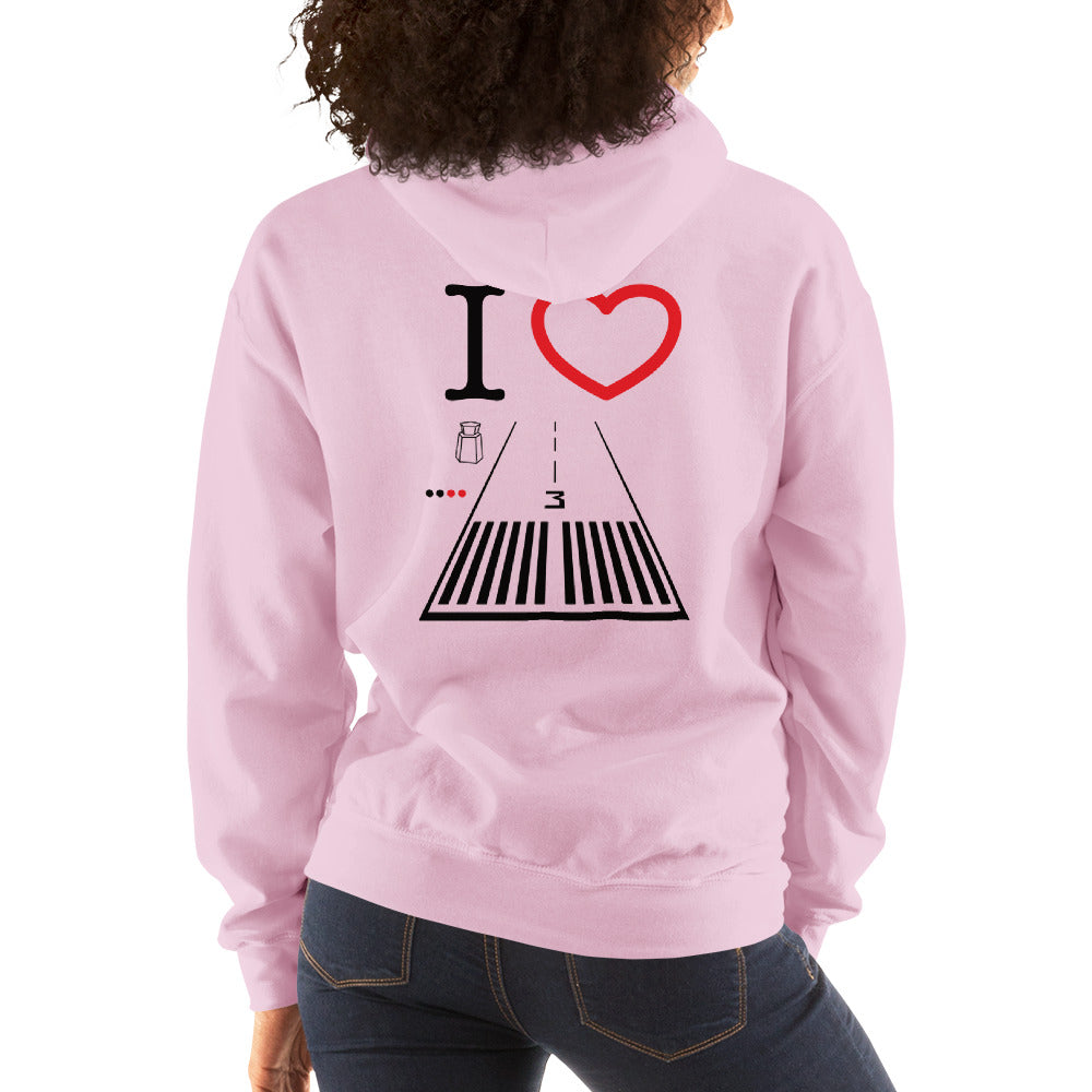 Santa Monica Airport Runway 21 / Runway 3 - unisex hoodie
