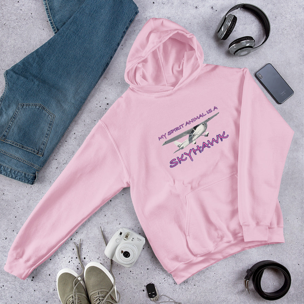 My Spirit Animal is a Skyhawk - unisex hoodie