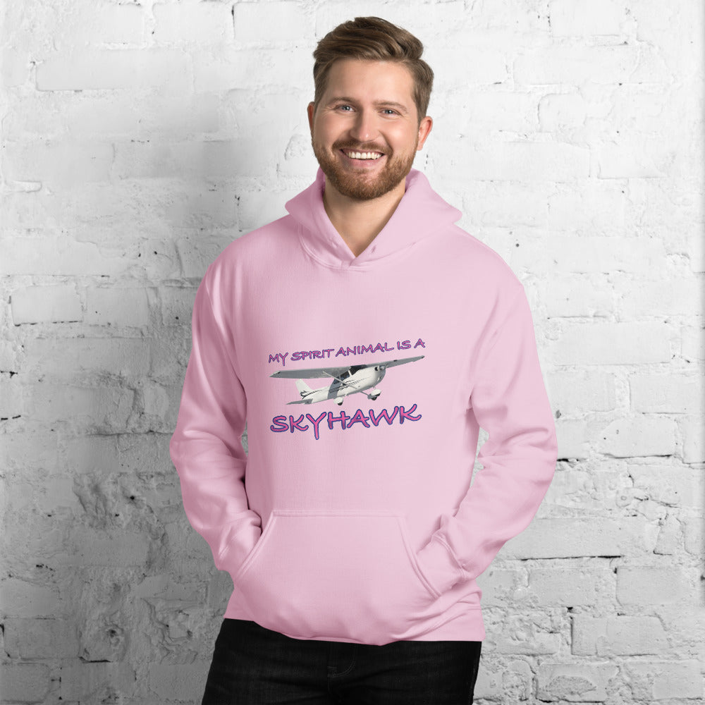 My Spirit Animal is a Skyhawk - unisex hoodie