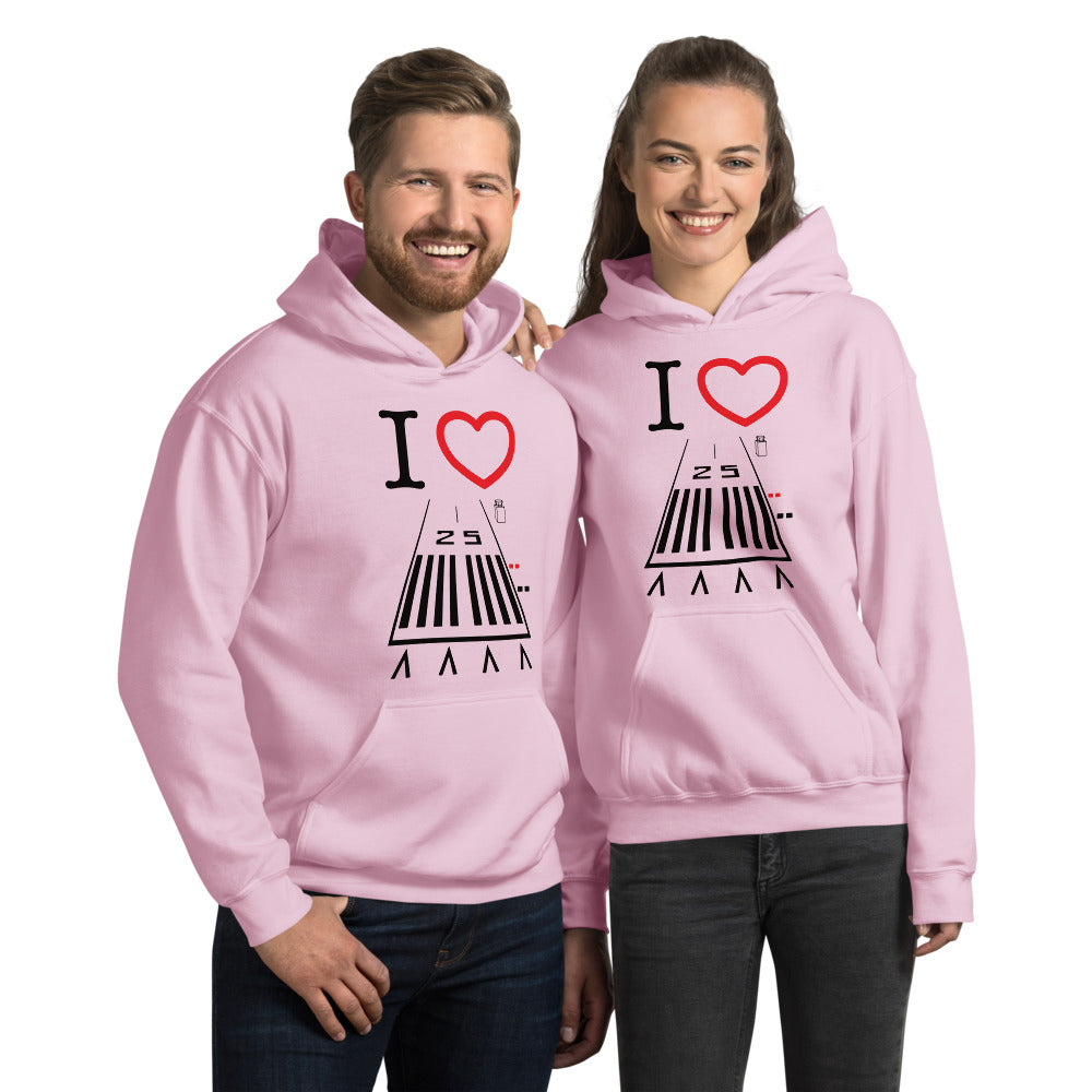 Hawthorne Airport Runway 25 / 7 - unisex hoodie