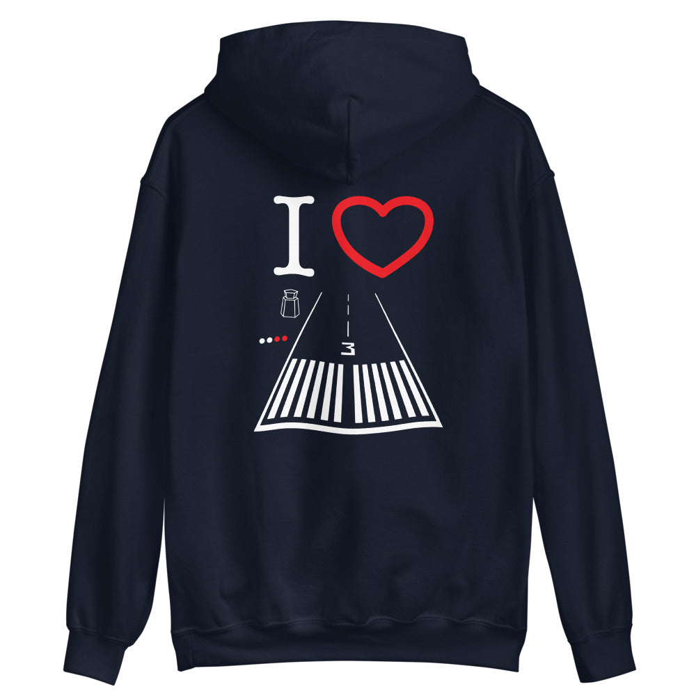 Santa Monica Airport Runway 21 / 3 - unisex hoodie